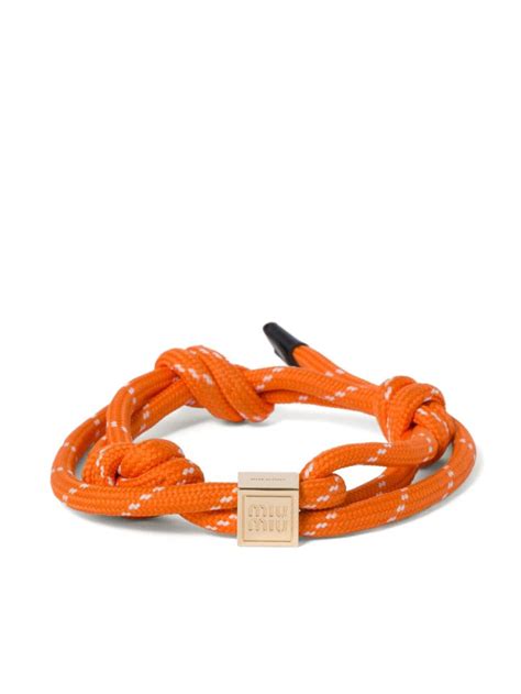 miu miu rope bracelet|women's miu jewelry bracelet.